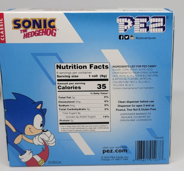 Pez- Sonic the Hedgehog
