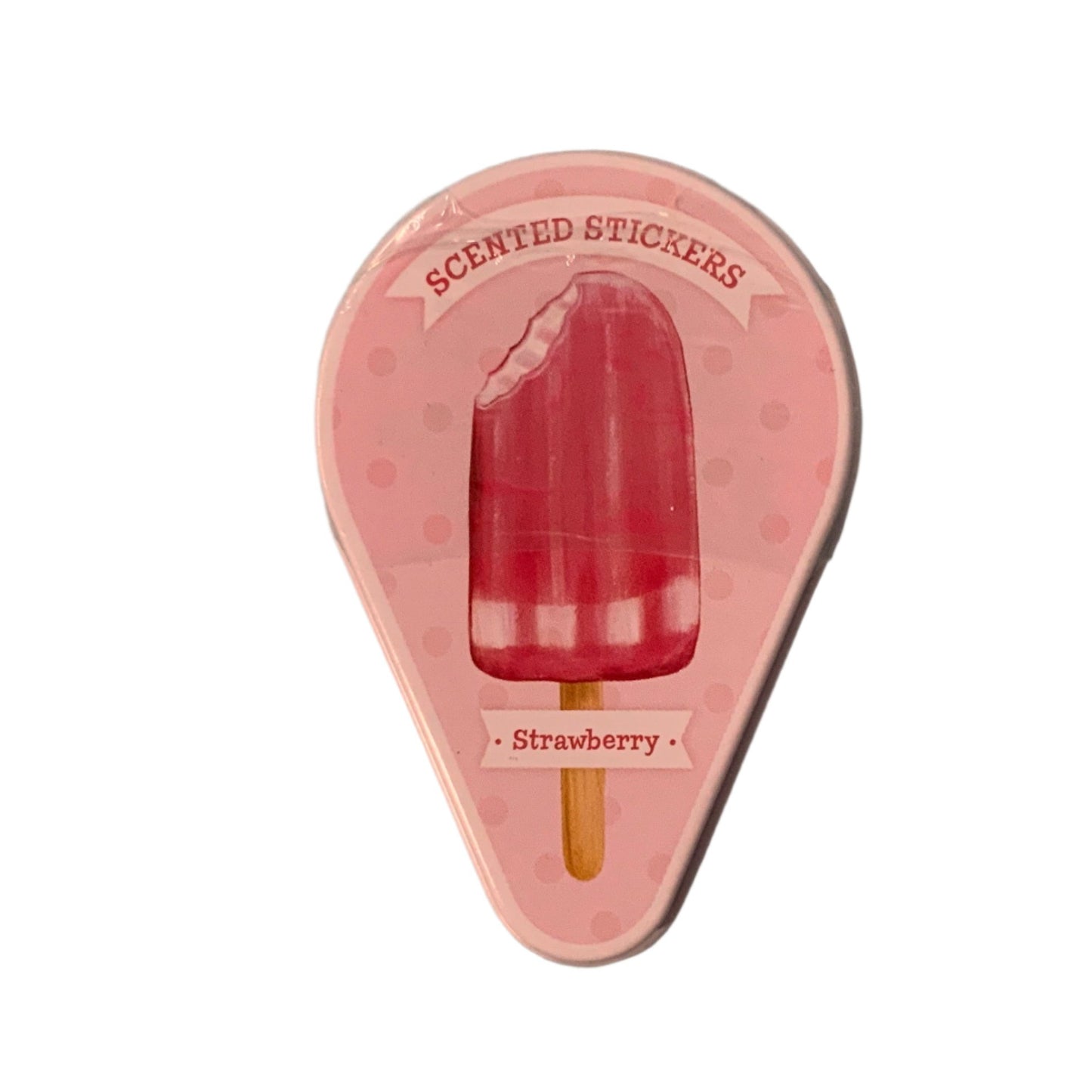Ice Cream Scented Stickers - Strawberry