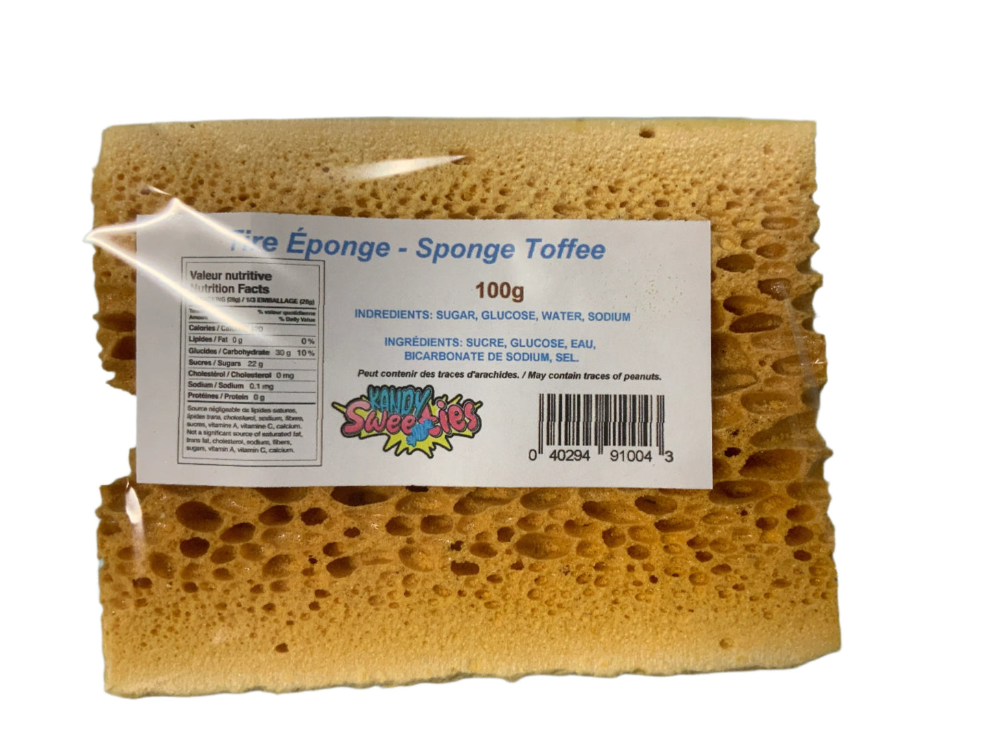 Sponge Toffee - 100g bars