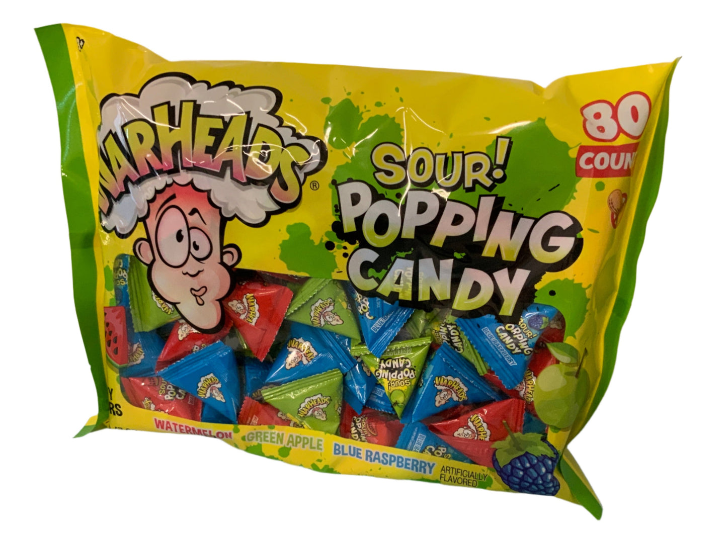 Warheads Sour Popping Candy 80 count