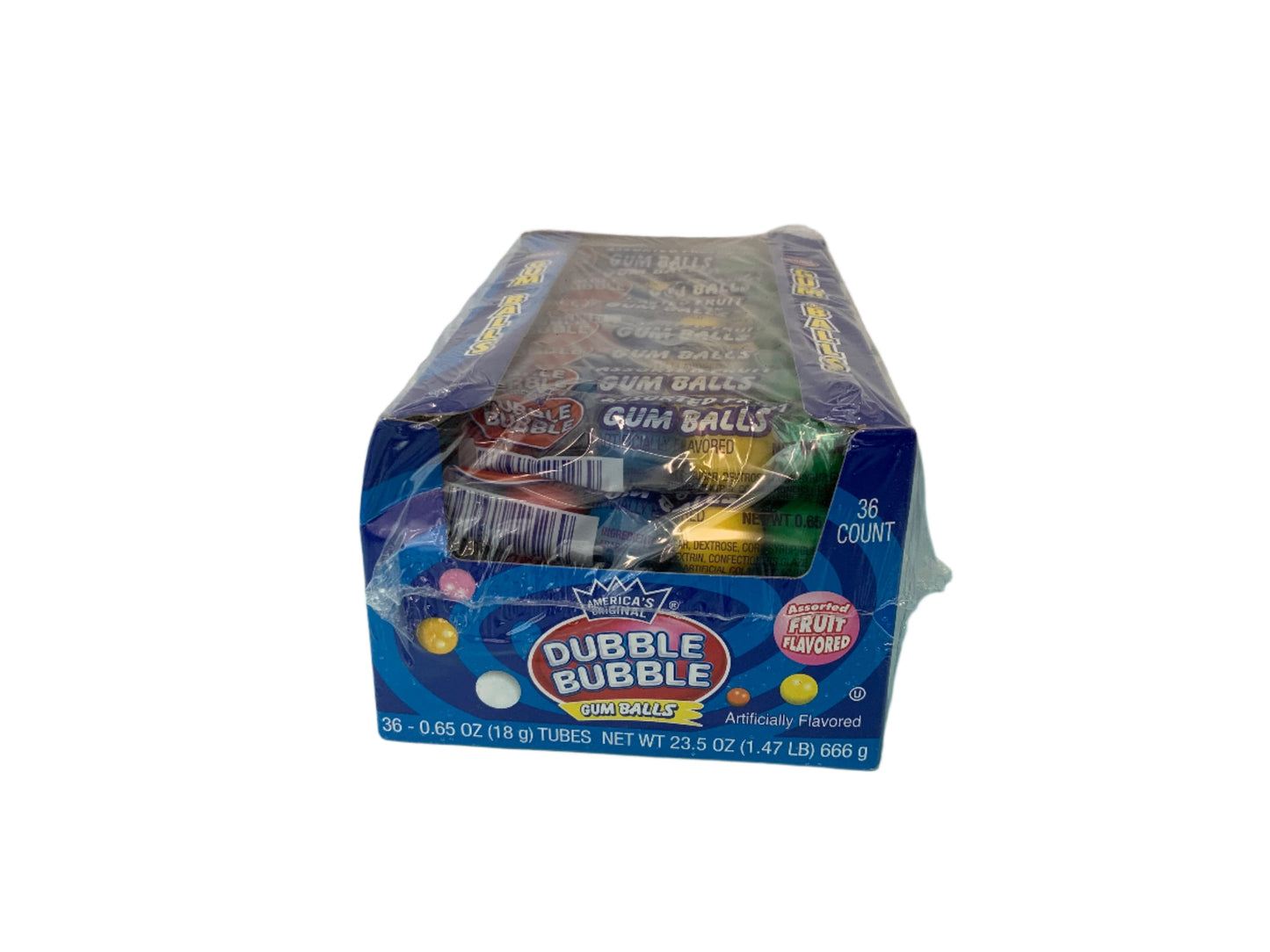 Dubble Bubble assorted fruit gum balls