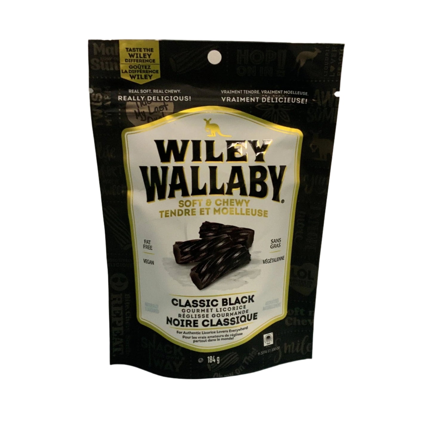 Wiley Wallaby Classic Black Licorice
