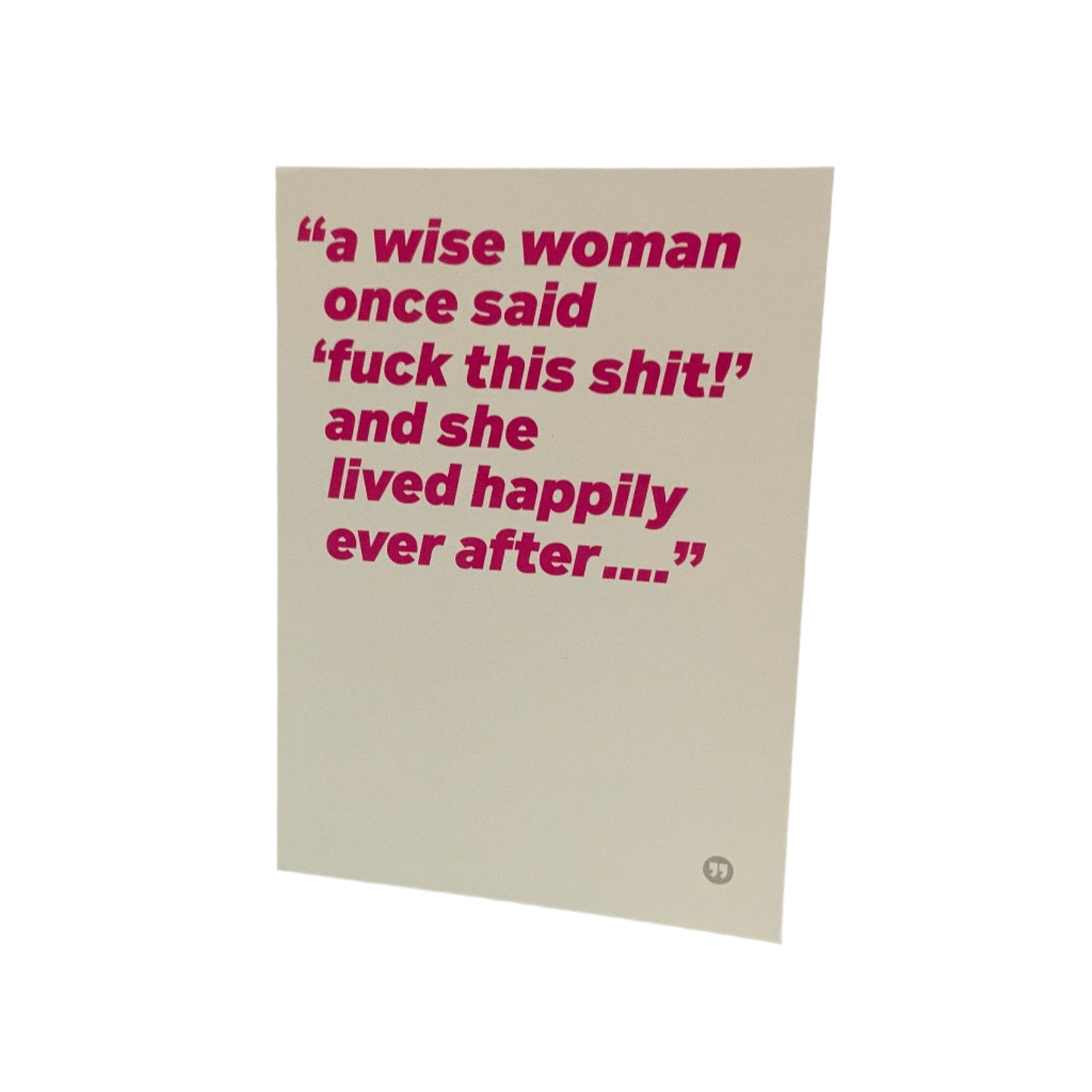 Wise woman
