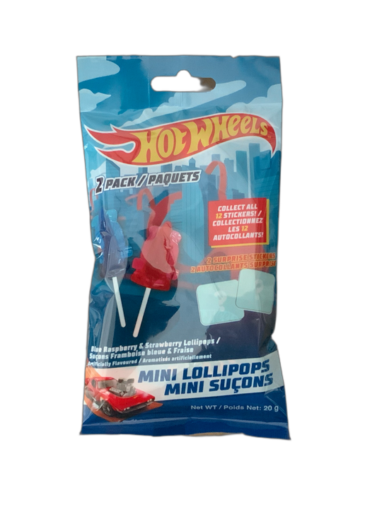 Hot wheels mini lollipops