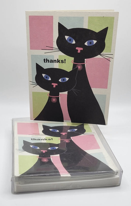 Thank you Cards- Cat- 10pk