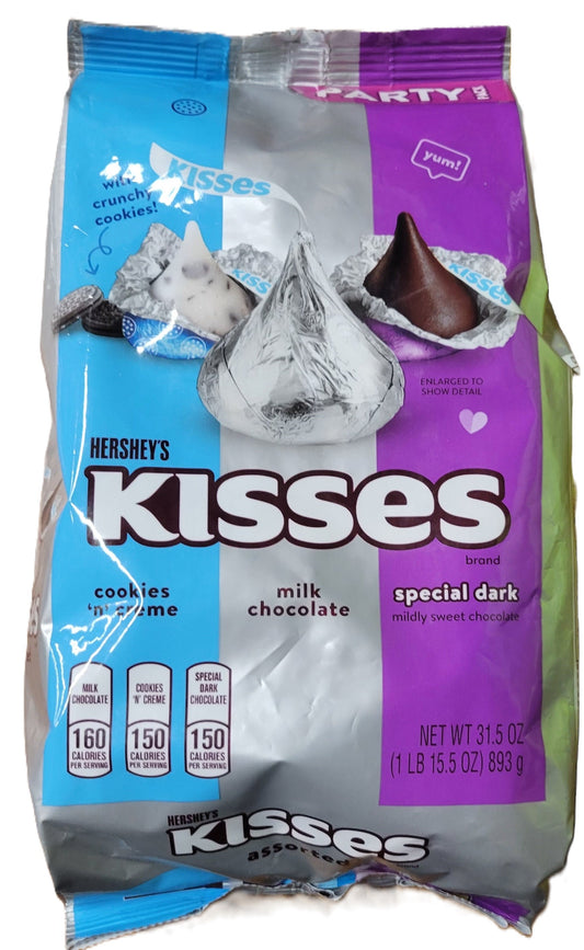 Hershey's Kisses Assorted-893g bar