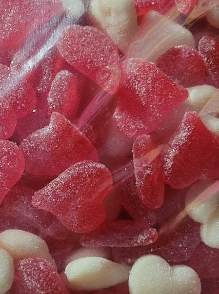 Albanese Sanded Gummy Hearts-4.5lb bag
