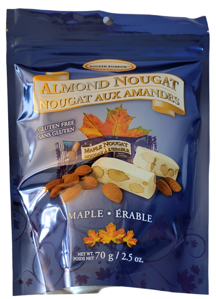 Almond Nougat- Maple Flavour-70g bag