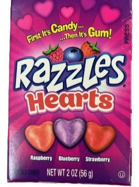 Razzles Hearts- 56g box