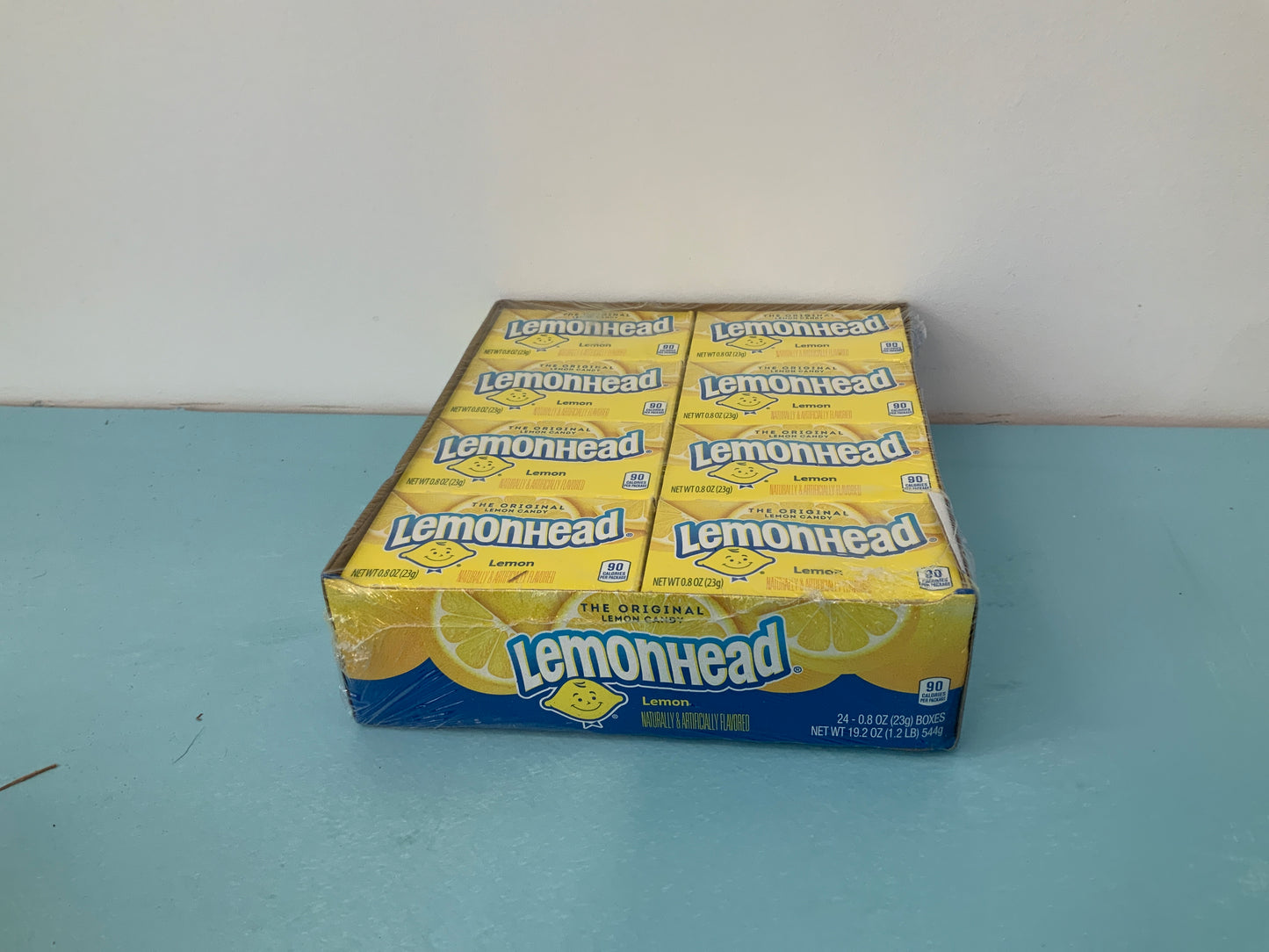 Lemon head hard candy