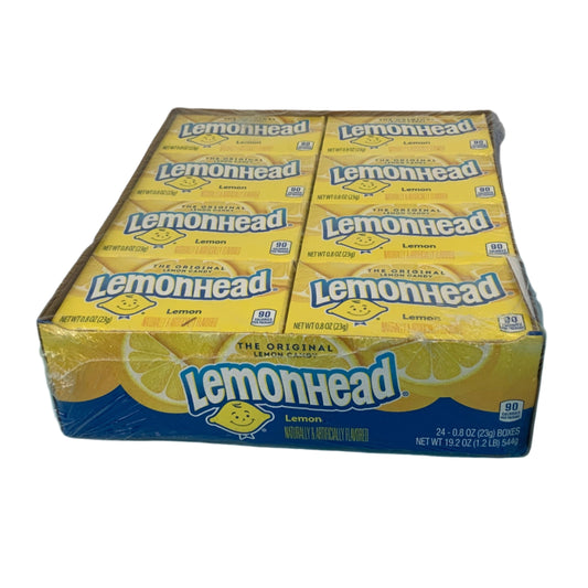 Lemon head hard candy