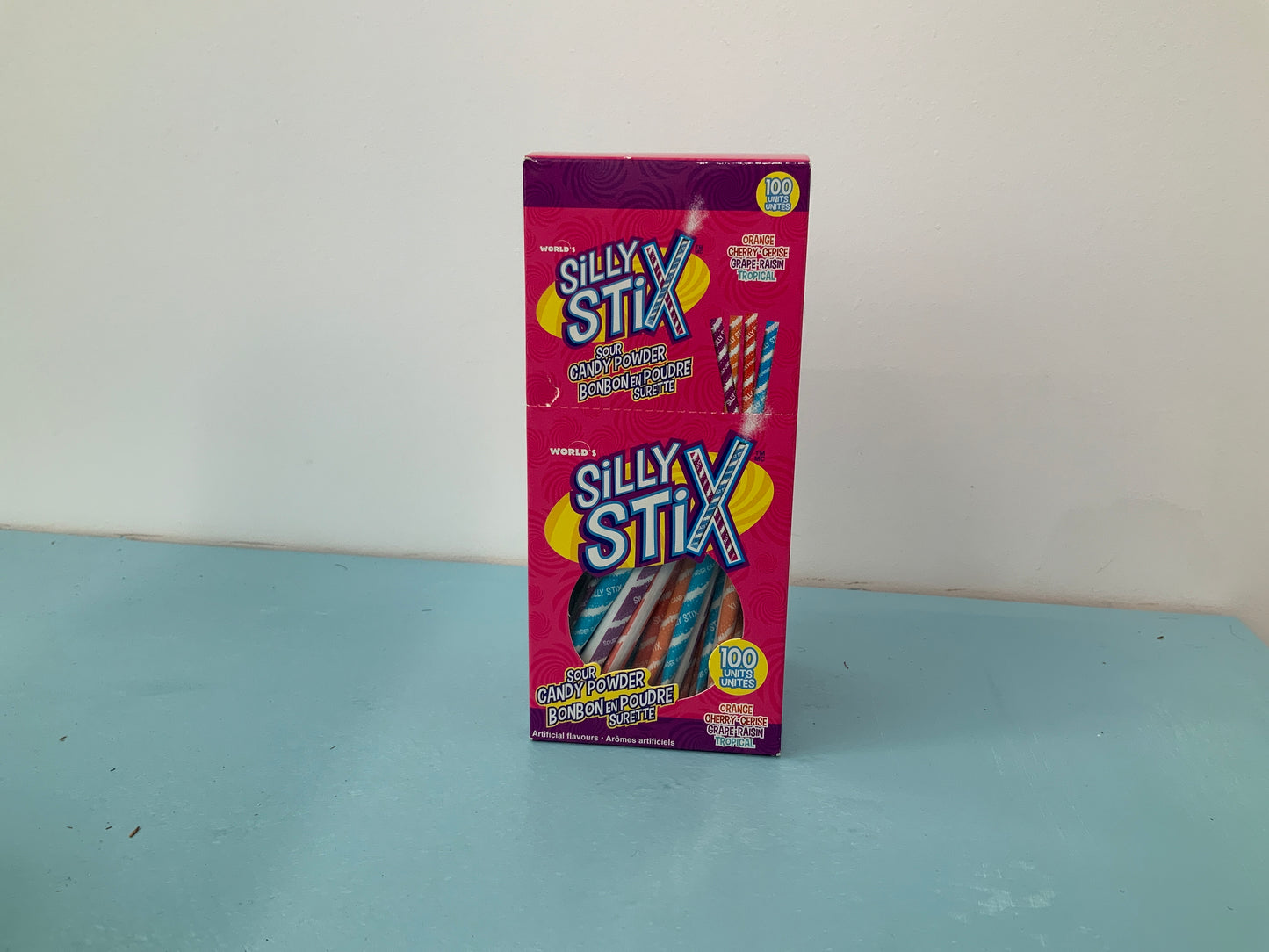 Silly Stix sour candy powder