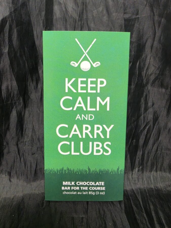 Keep Calm-Carry Clubs-M · Chocolate Bar
