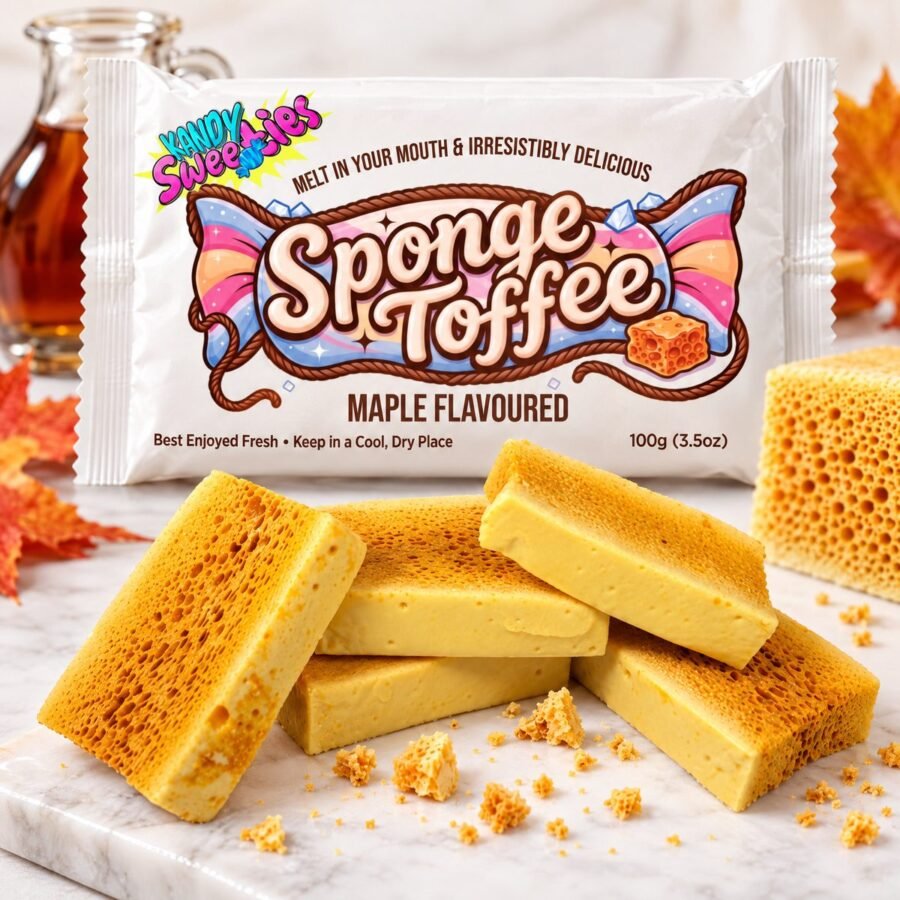 Maple Flavoured Sponge Toffee