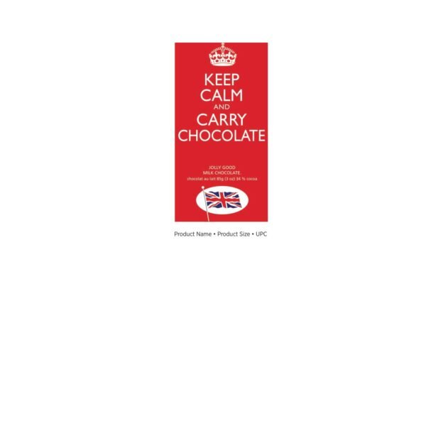 Keep Calm-Carry Chocolate-M · Chocolate Bar